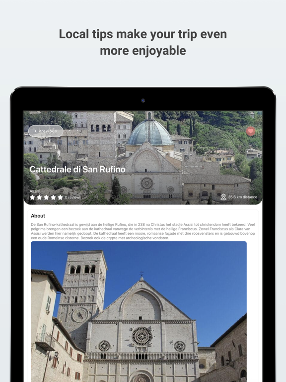 SRC Reizen iPad screenshot 4 - Travel app
