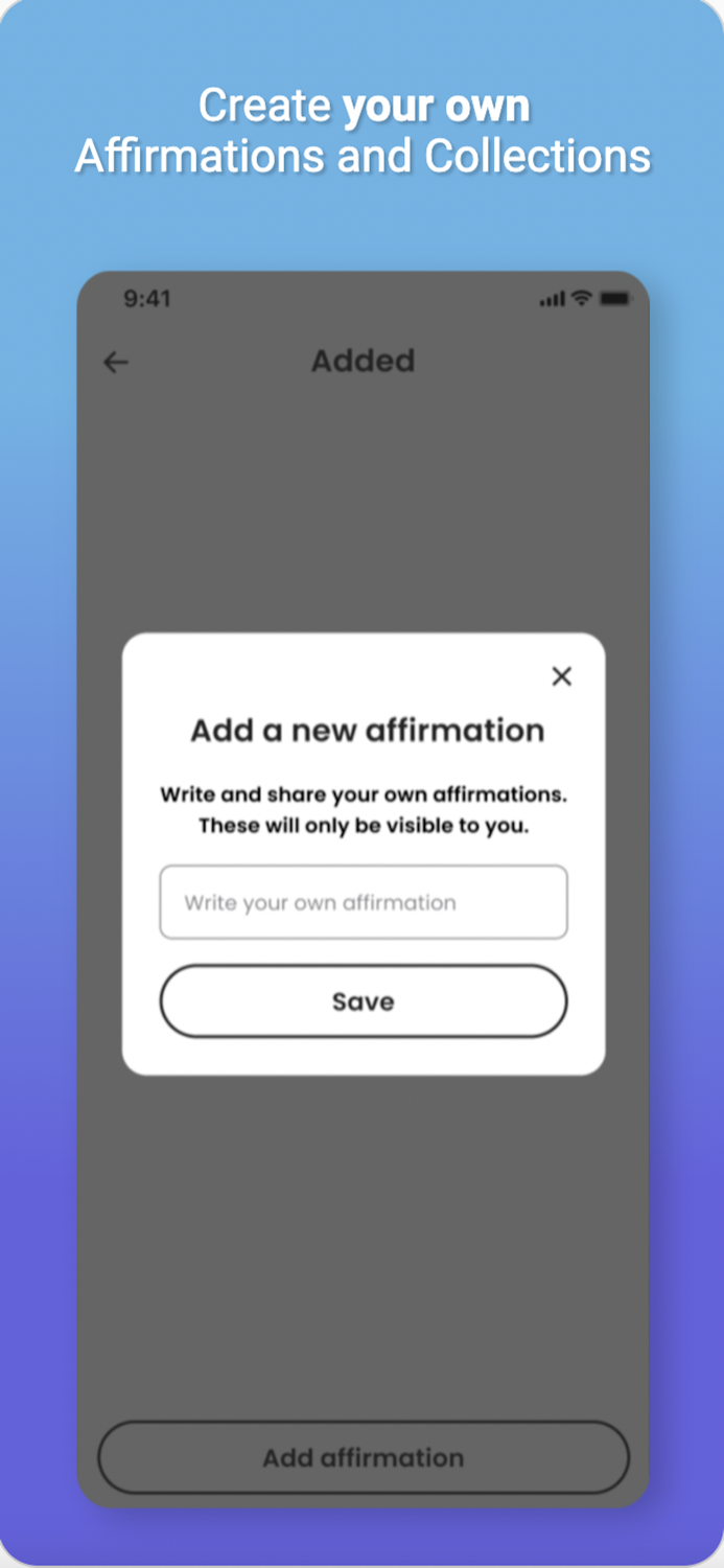 Daily Affirmations Widget IMH