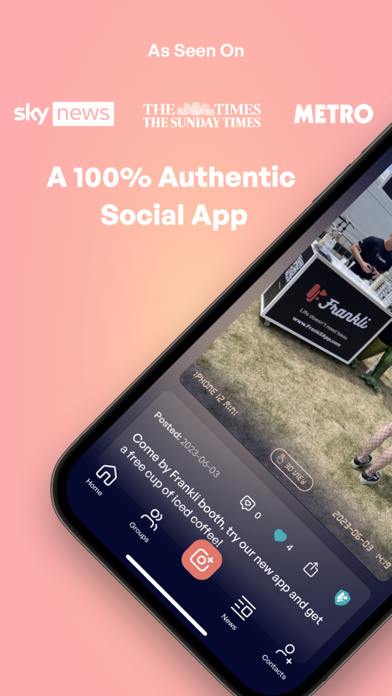 Frankli: Real Photos, No Fakes Screenshot