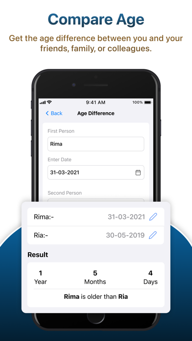 Age Calculator by Birth Date Screenshot