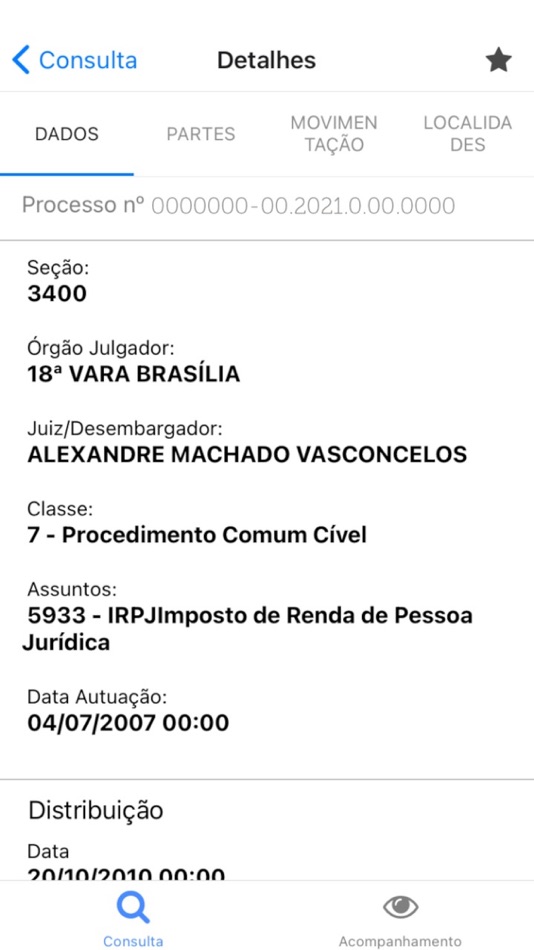 #2. Achei TRF1 (iOS) 由: JUSTICA FEDERAL DE PRIMEIRO GRAU NO DISTRITO FEDERAL