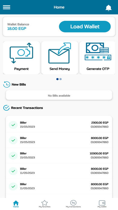 Bank ABC Egypt Wallet Screenshot