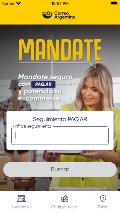 Correo Argentino Screenshot