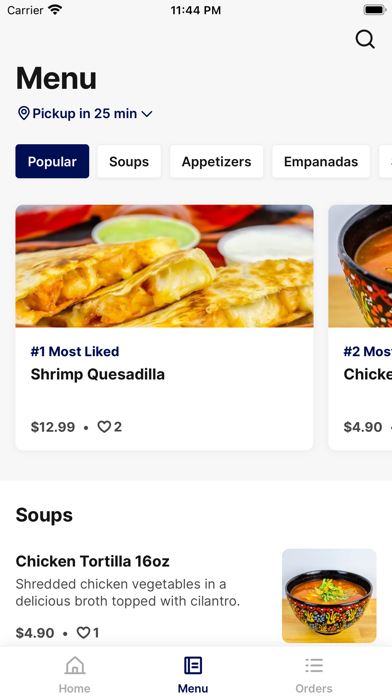Maya Latin Kitchen Screenshot