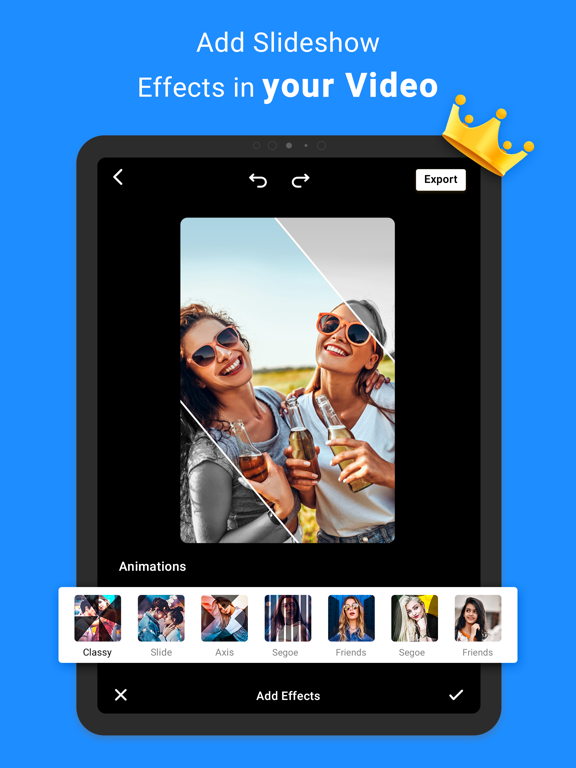 Video Editor & Maker -VidMaker iPad screenshot 5 - Photo & Video app