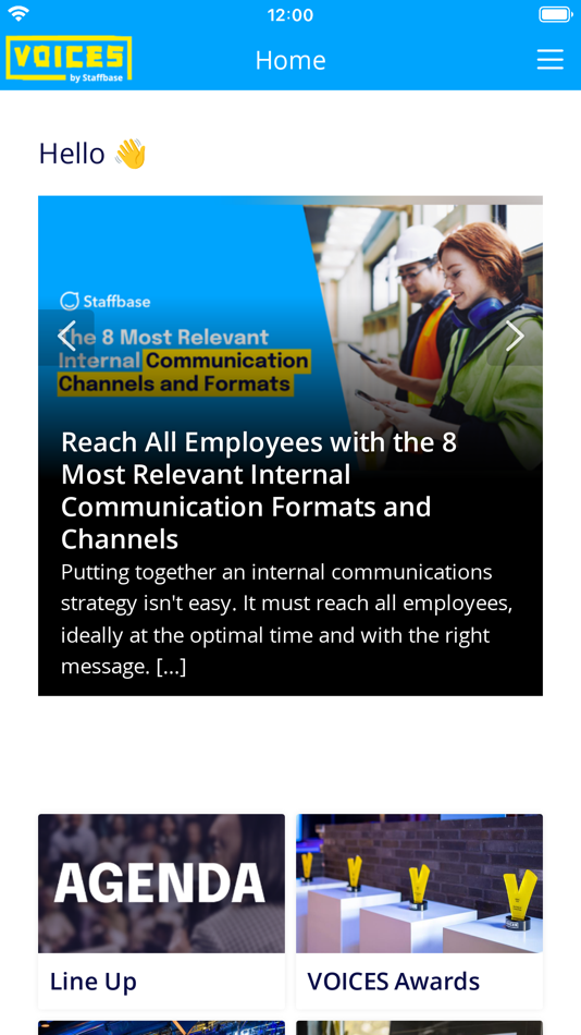 #1. VOICES App (iOS) 由: Staffbase GmbH