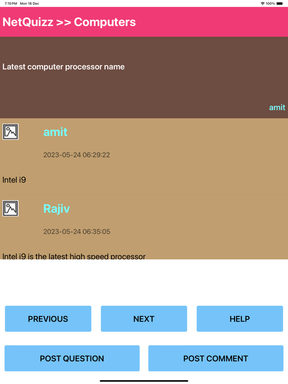 Screenshot #5 pour NetQuizz