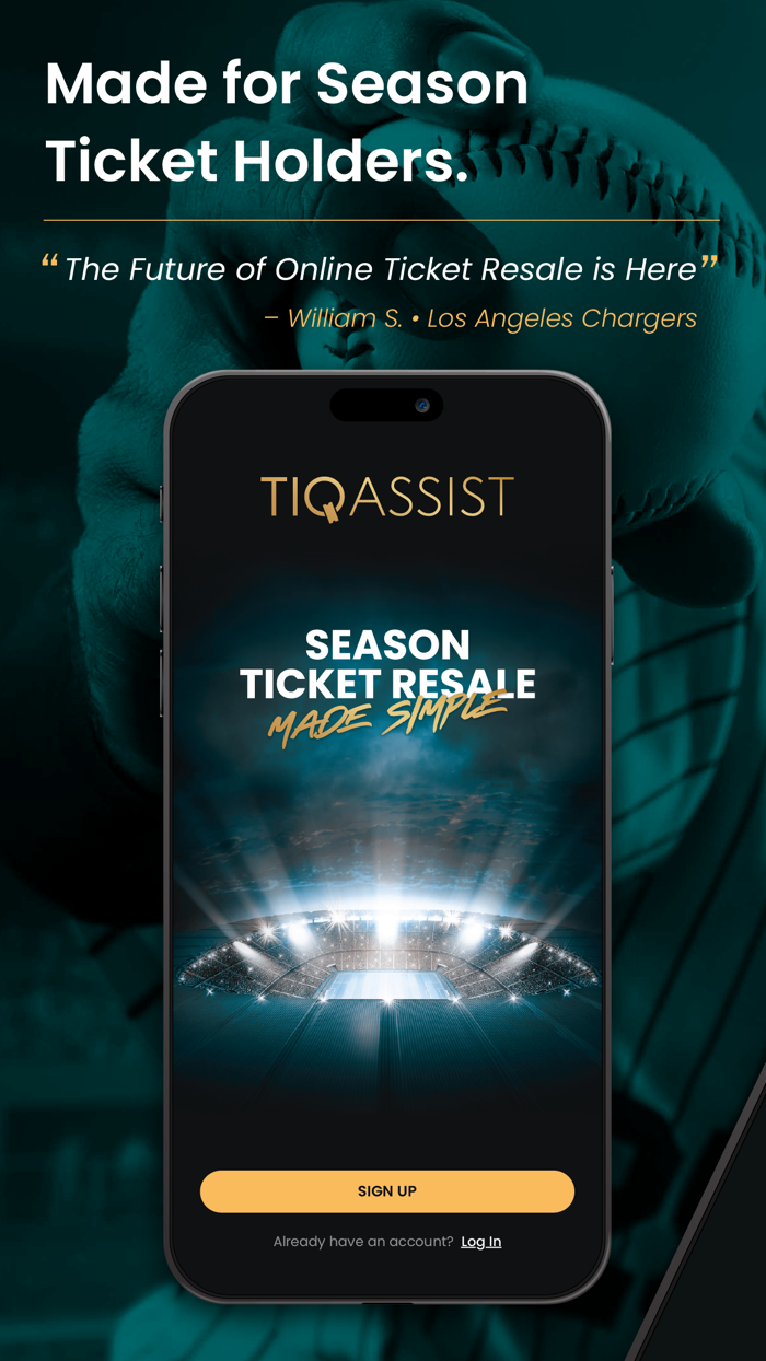 TiqAssist Sell Season Tickets