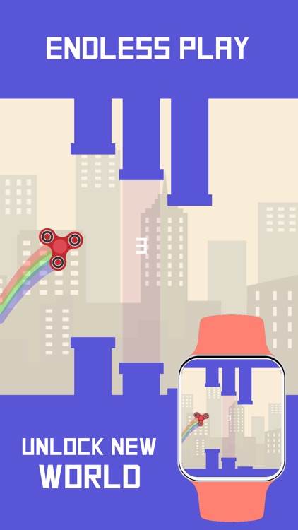 Spinner for Watch - Block Jump