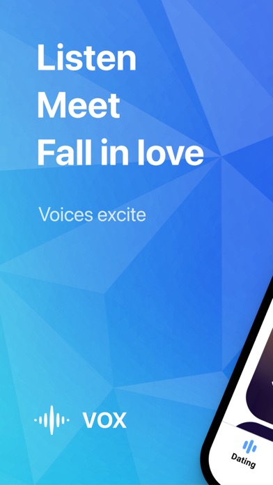 Vox - voice dating Screenshot