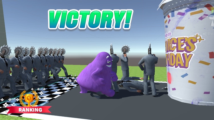 grimace shake: road battle