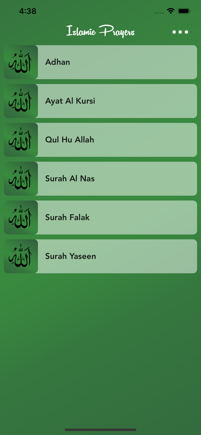 Islamic Prayers