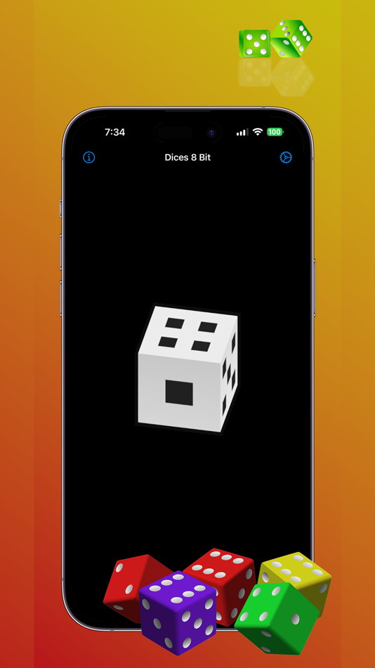 Dices 8 Bit Shake - 1.0.0 - (iOS)