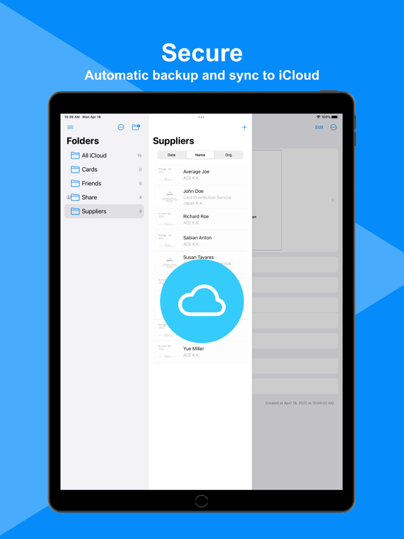 Cardman iPad screenshot 3 - Business app