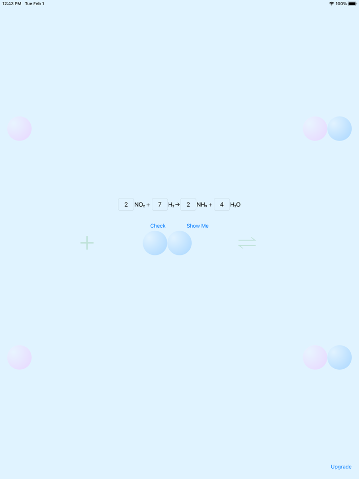 Interactive Equation Balancer