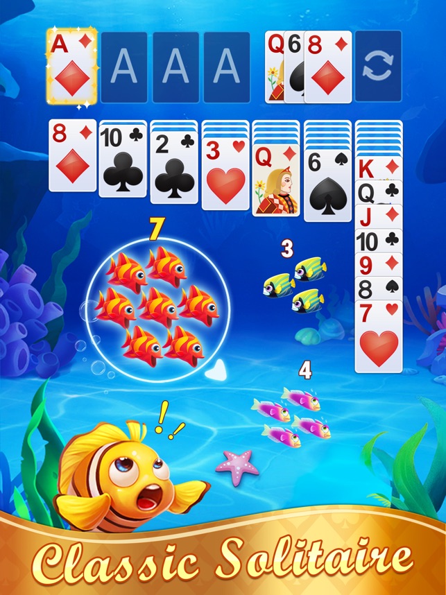 Solitaire Fish Klondike on the App Store