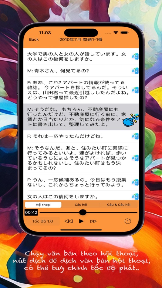 #4. N2 Từ Vựng và Luyện Nghe JLPT (iOS) De: Truong Vinh Nghiep