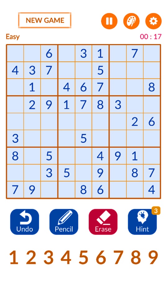 #4. Sudoku - Number Thinker (iOS) Podle: COLALIFE LIMITED