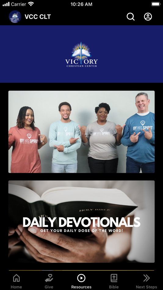 #3. VCC Charlotte (iOS) 由: Victory Christian Center, Incorporated (Charlotte)