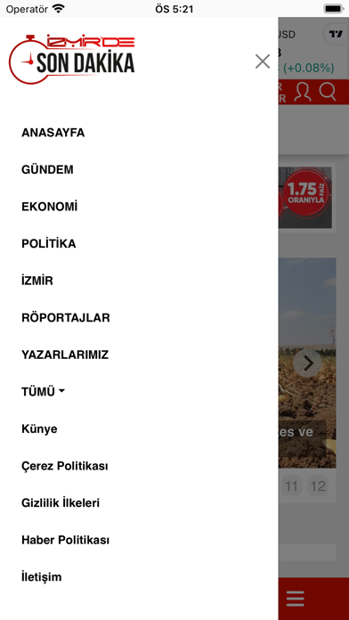 İzmir'de Son Dakika Screenshot