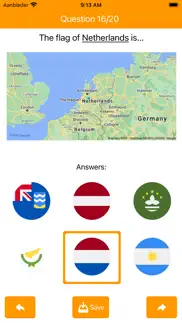 flags quiz: 180 unique flags iphone screenshot 4