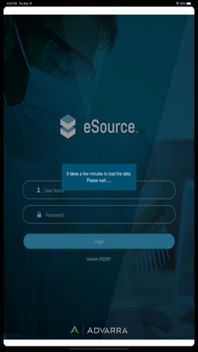 eSource Data Capture Live Screenshot