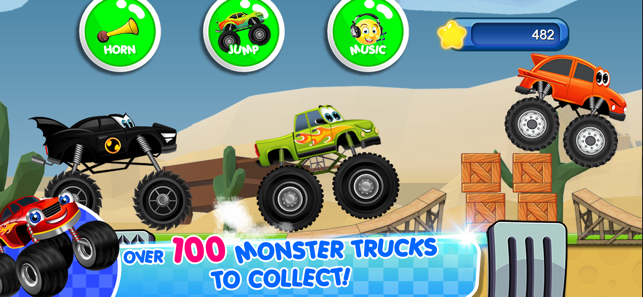 ‎Monster Trucks Game for Kids 2 Screenshot