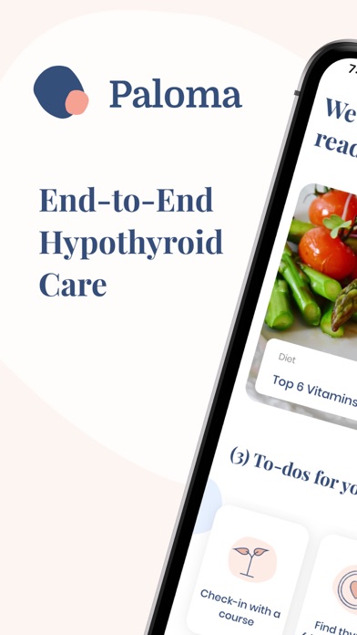 Paloma: Thyroid Hormone Health Screenshot