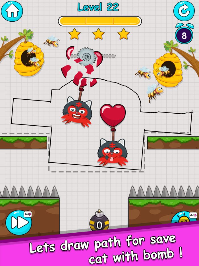 Cat Rescue Draw To Save