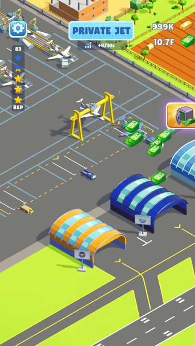 Rogue Runways: Idle Jet Tycoon Screenshot