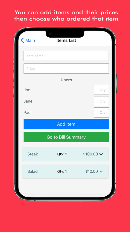 #3. Split Your Bills (iOS) بواسطة: Hosni ElShahawi