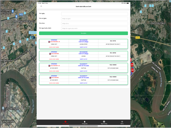 Screenshot #6 pour Phần Mềm Xe - Tài Xế