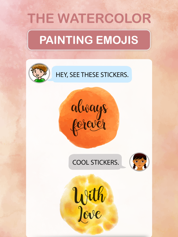 Screenshot #5 pour The Watercolor Painting Emojis