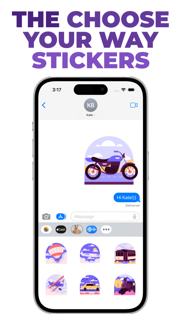 The Choose Your Way stickers