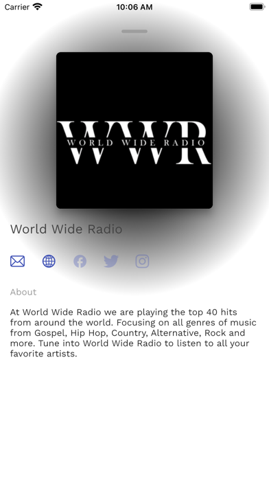 World Wide Radio LLC Screenshot