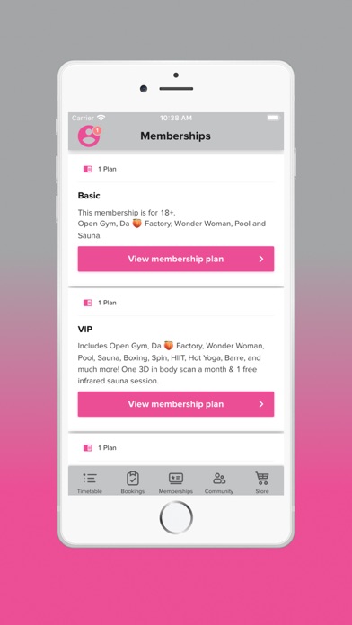 EVEFIT+ Screenshot