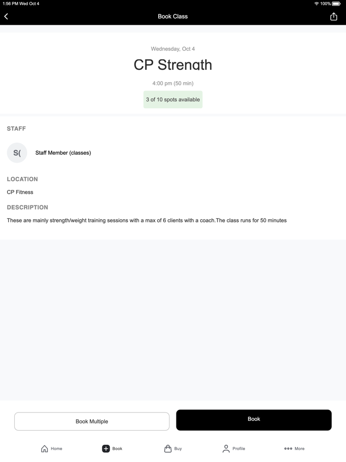 CP Fitness Dublin