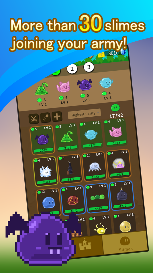 #2. Slime Kingdom - Merge Strategy (iOS) By: OmoLab Games