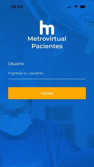 MetroVirtual Pacientes Screenshot
