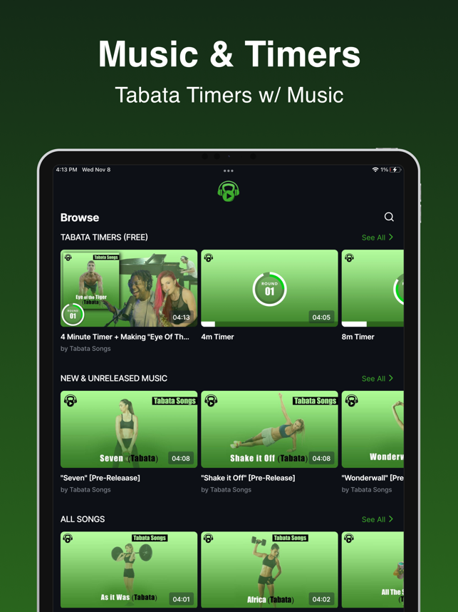 ‎Tabata Songs Plus Screenshot