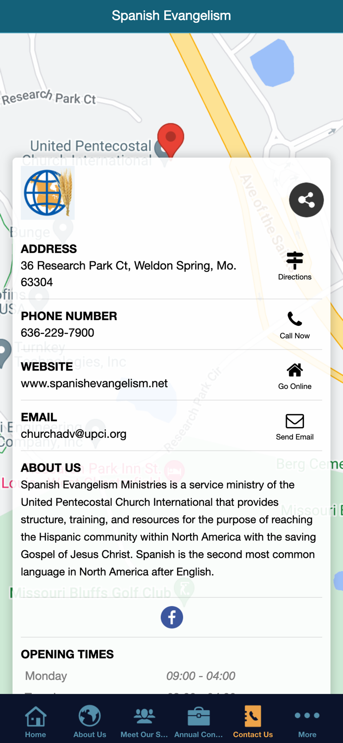 Span. Evangelism Ministry UPCI