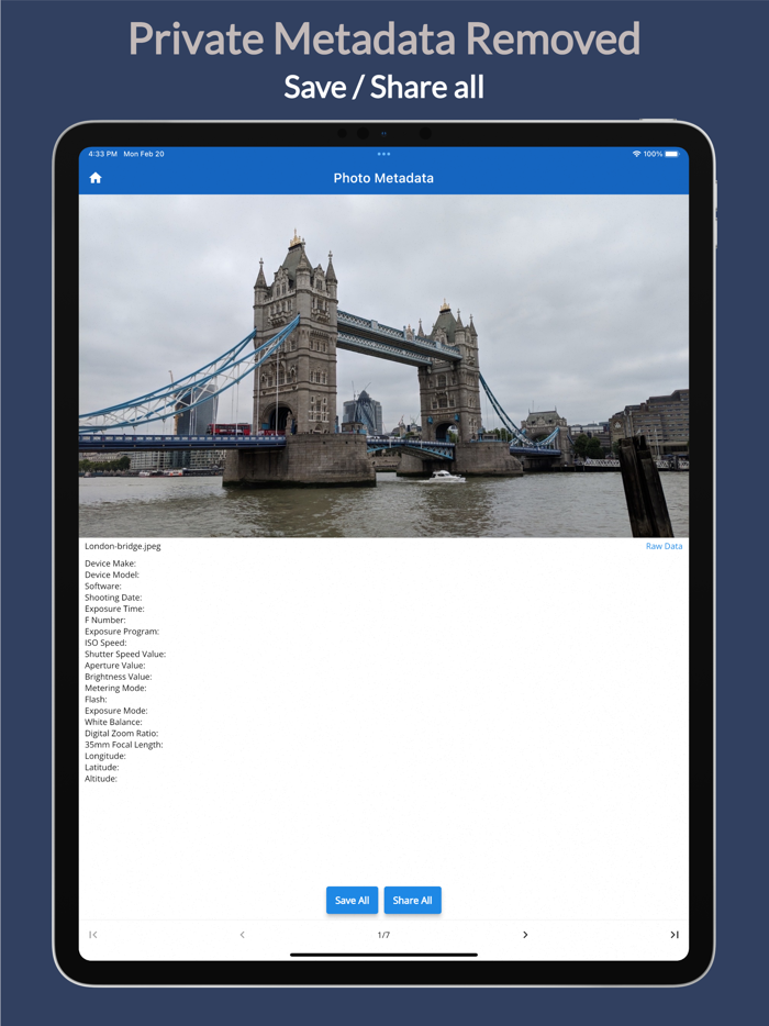 Photo Metadata Remover