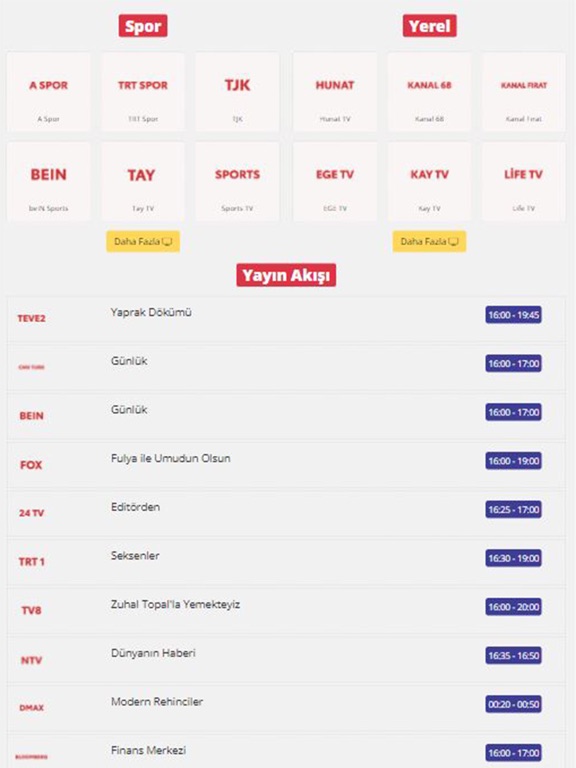 Screenshot #5 pour canlı tv plus - HD