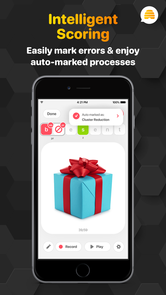 #4. Articulation Test Center Hive (iOS) 由: Little Bee Speech