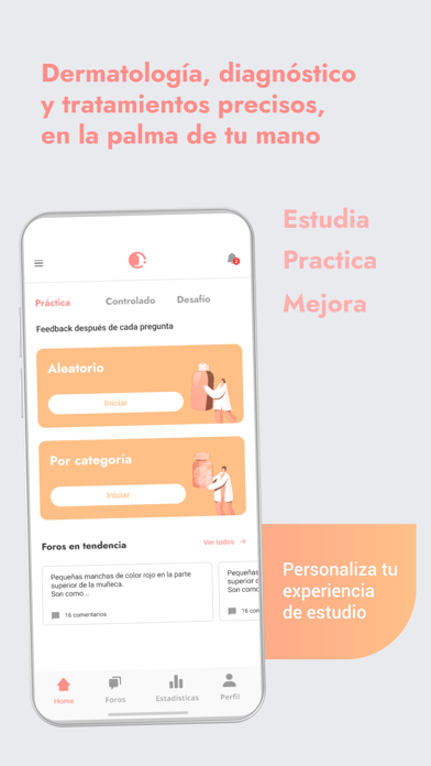 Reto Dermatología Screenshot
