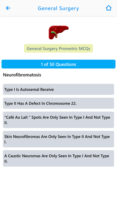 Medical Prometric Exam Tests Screenshot