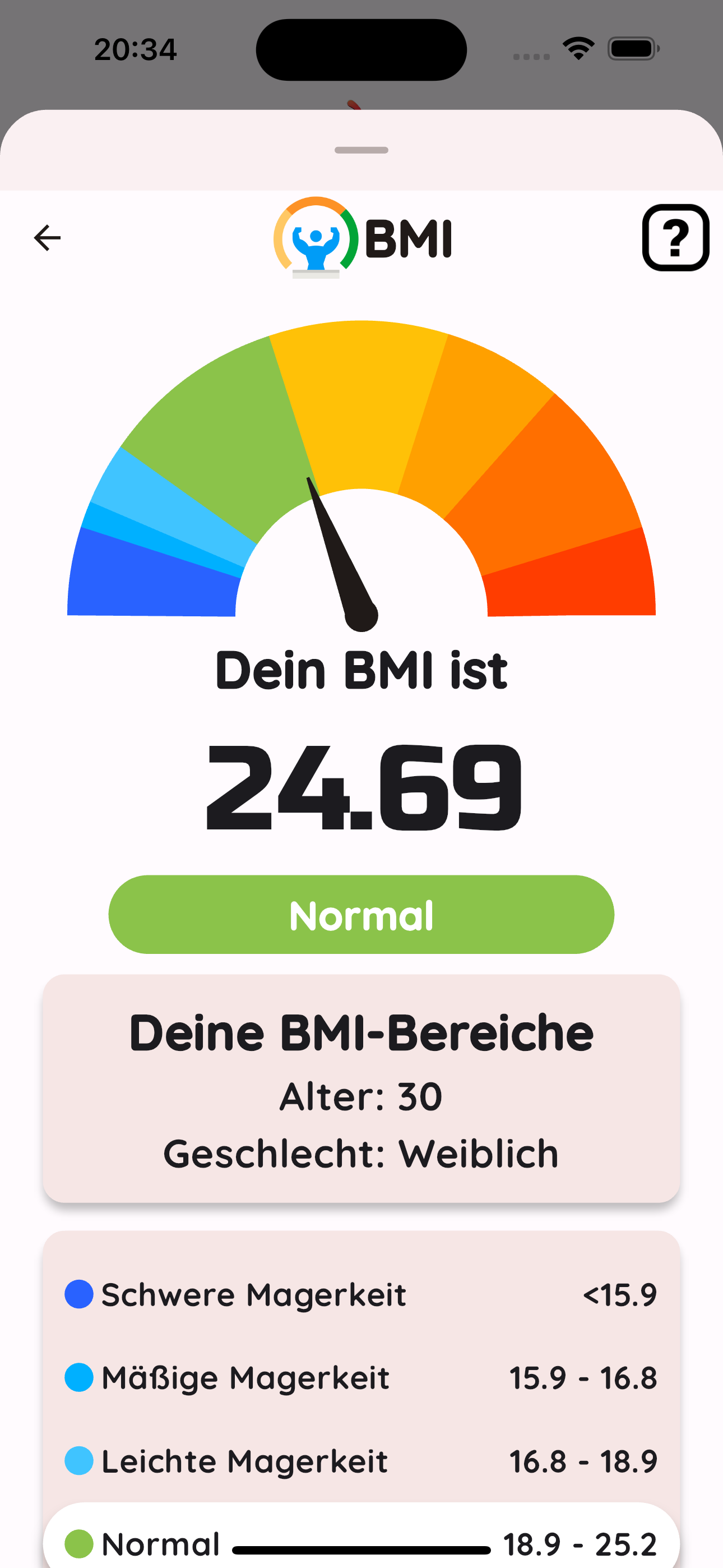 Healthy Tracker Erinnerung