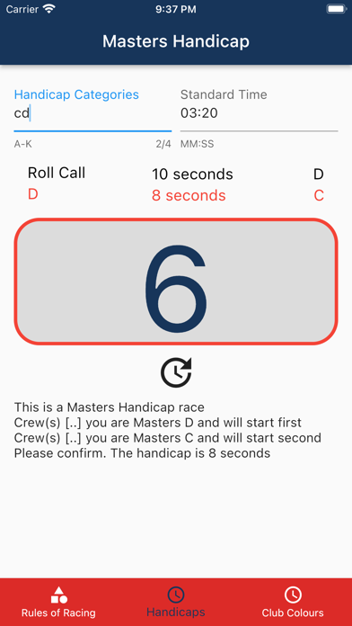 British Rowing Rules of Racing Screenshot