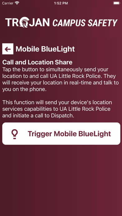 Trojan Campus Safety Screenshot