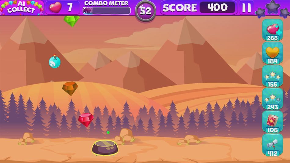 #9. AI Collect: Super Gems (iOS) Podle: Trevor Pinkney